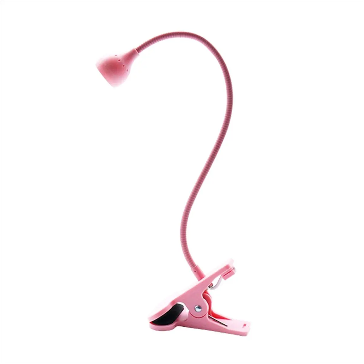 ABMO 3W LED Nail Lamp UV Gel Polish Curing Lamp Flexible Gooseneck USB Powered Pink Portable Gel Polish Curing Lamp