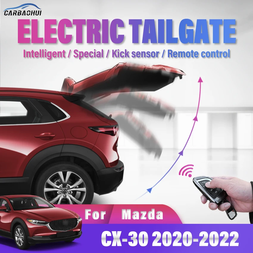 

Car Electric tailgate Smart Electric trunk drive Kick Sensor Car Accessori For Mazda CX-30 CX30 2020-2022,Rear door power kit