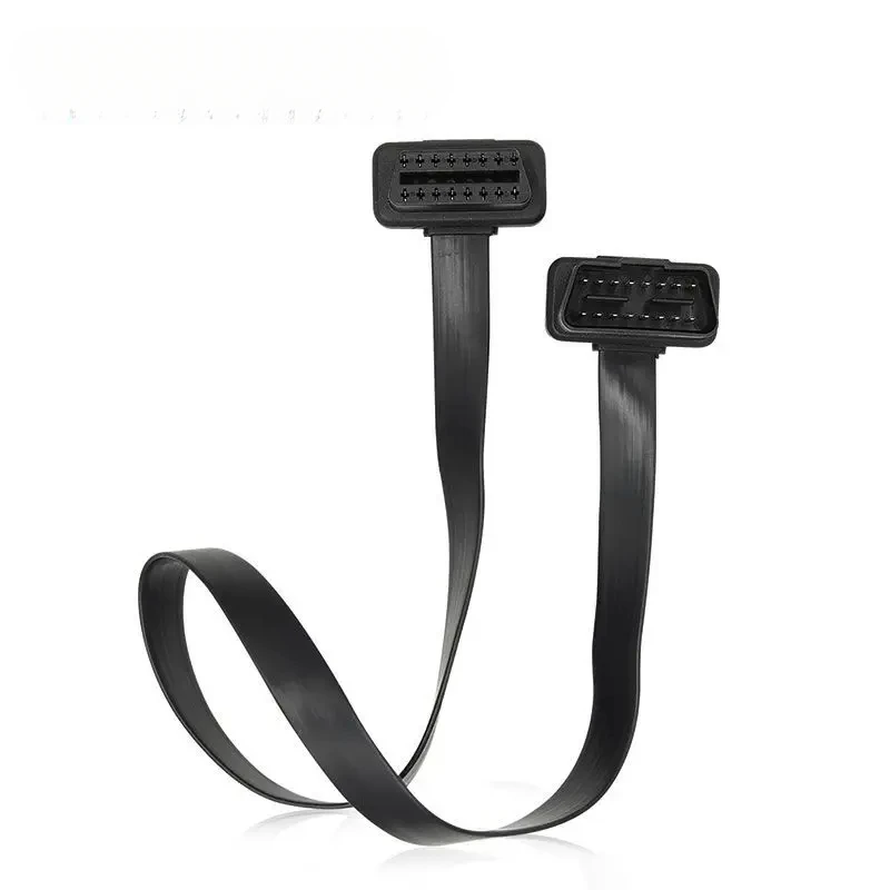 10 pieces OBD2 16Pin Male to Female Extension Cable, 60cm Fully Wired Heavy Duty Diagnostic Adapter Cord