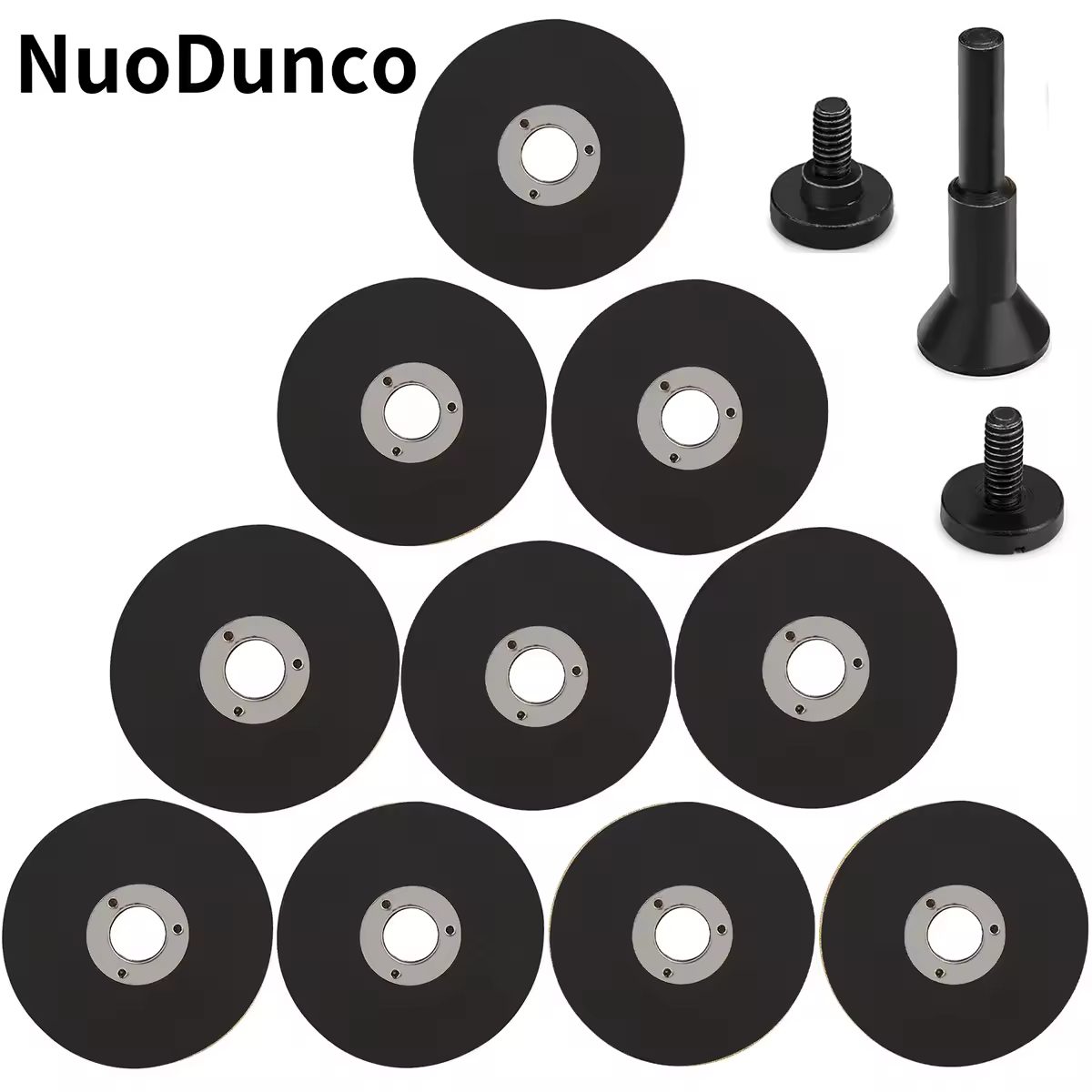 10pcs 50mm Circular Resin Saw Blade Mini Cutting Disc Grinder Rotary Tool Metal Wood Stainless Steel Cutting Wheel + Mandrel