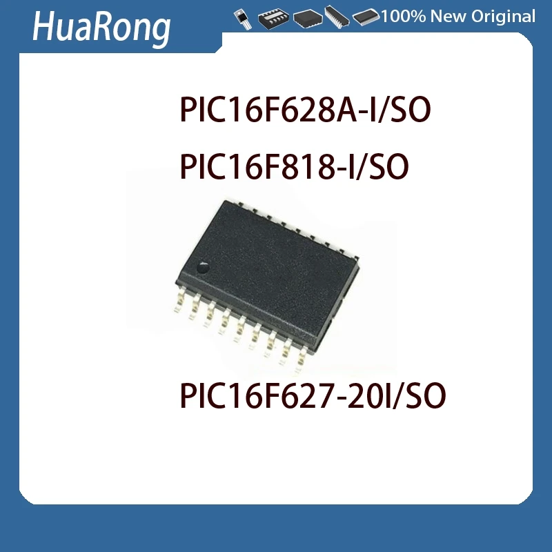 New 10Pcs/lot PIC16F628A-I/SO  PIC16F818-I-SO  PIC16F627-20I-SO SOP-18