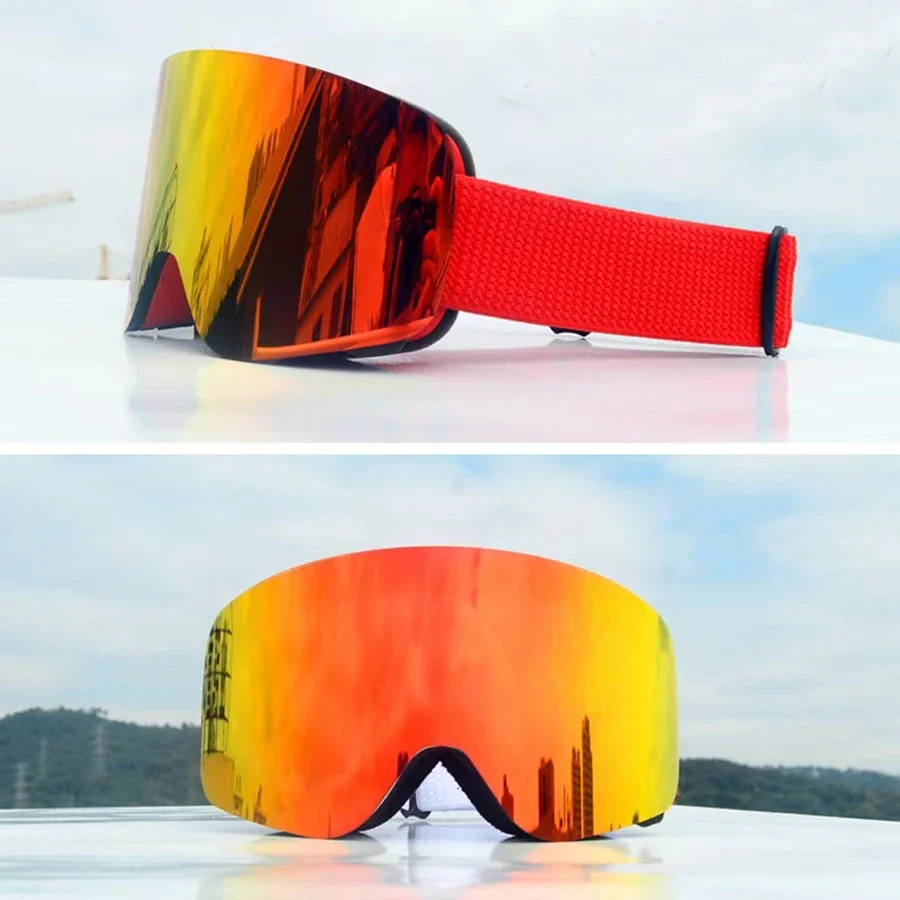 Frameless Magnetic Ski Goggles Custom Snow Goggles Ski Glasses Snowboard Goggles