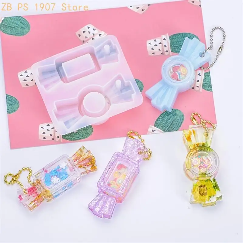 Professional Silicone Mold Pendant Crafts Casting Mold For Enthusiasts To Make Sand Flows Styles Keychain 55KA