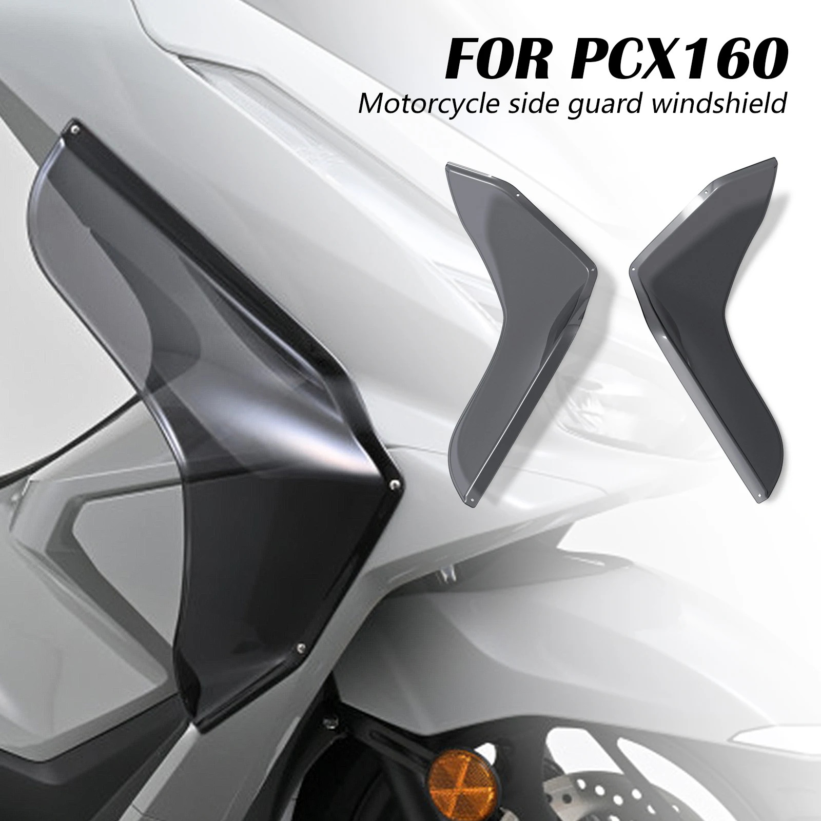 Nuevos Accesorios para Motocicleta Honda PCX 160 2025: Cubiertas Laterales Deflectoras de Aire, Spoiler Decorativo y Carenado para Piernas, Compatible con PCX 160