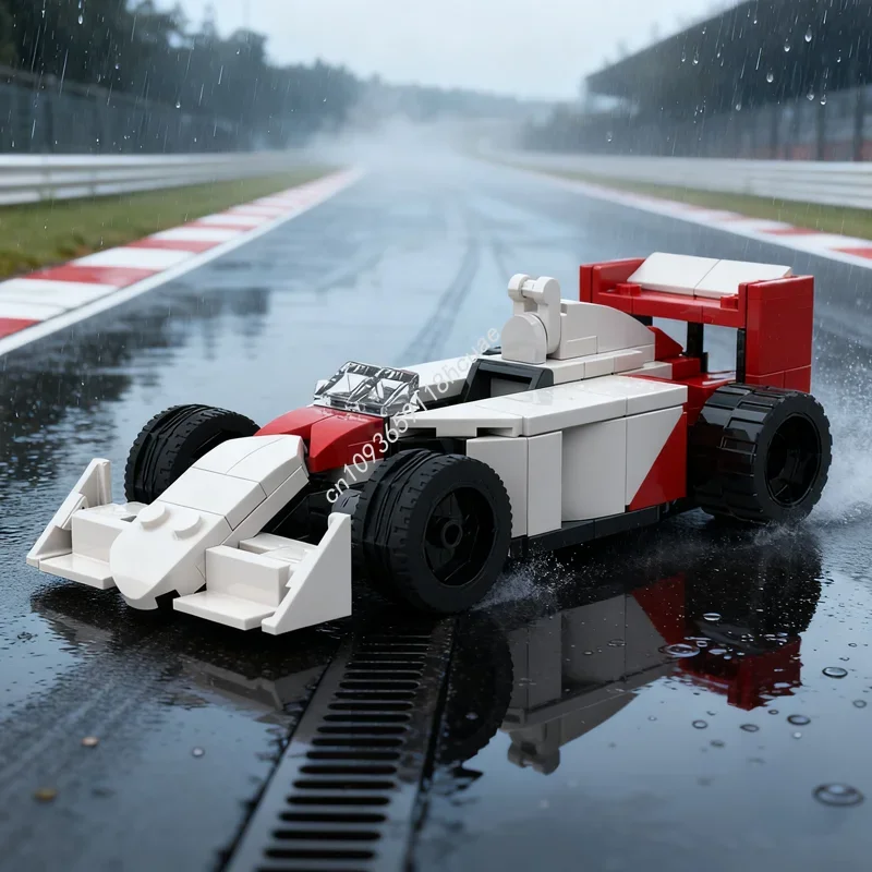 

169 шт. MOC McLarenesd 4 6 Wide City Champions Модель Строительные блоки Сборка Креативная идея Рождественские подарки Кирпичные игрушки на день рождения