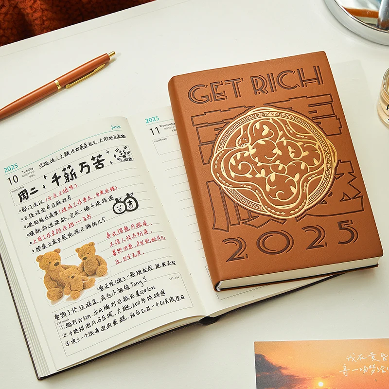 Business Feature Notebook New Year Gift Customization Schedule Book Portable Planning Pocket Book Suitable For Students