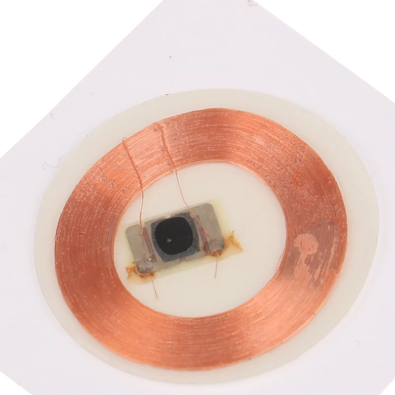 Etiqueta adesiva gravável para cartões de proximidade, adesivos regraváveis, etiquetas RFID, 25mm, 125Khz,-20 ℃ ~ 40 ℃, TK4100, 5pcs
