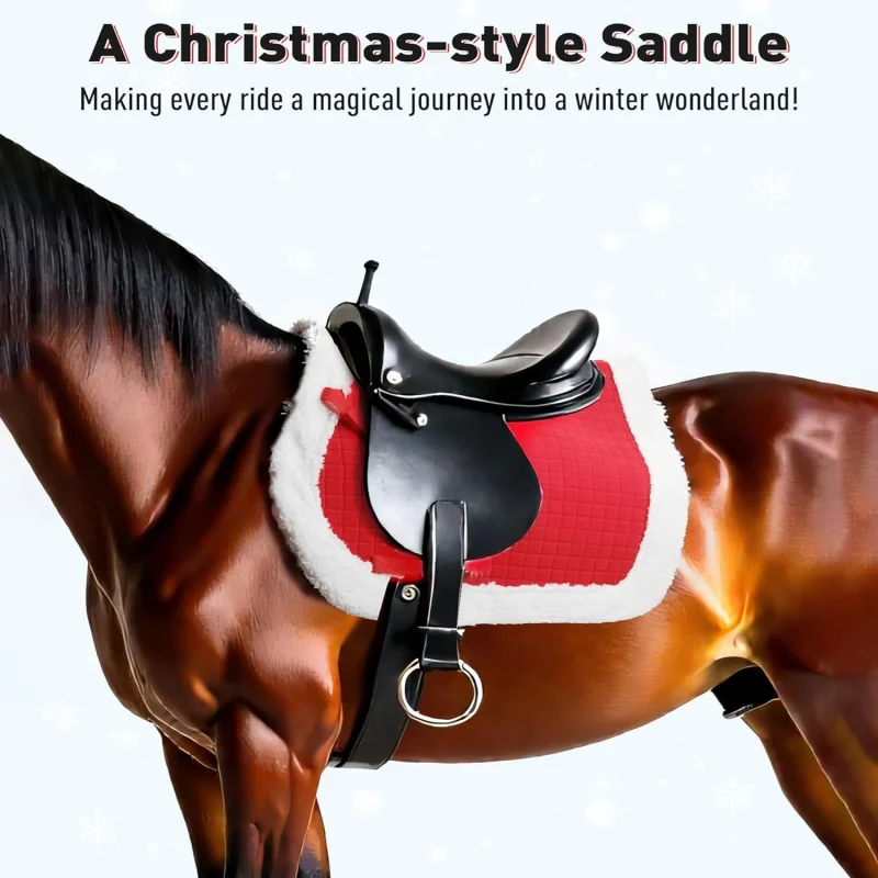 6 Pcs Horse Christmas Horse Leg Wraps Standing Wraps for Horses Leg Wraps Loose Christmas Parades Horse Costume Accessories