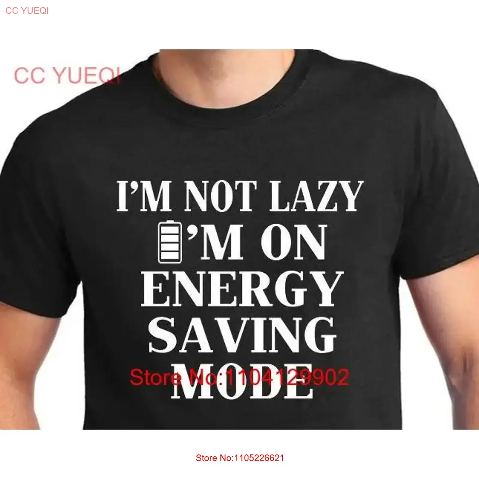 T-shirt avec citation amusante « Je ne suis pas paresseux, je suis en mode économie d'énergie, sans ambition », tailles variées, ex-mari, ex-épouse, vintage, délavé, graphique décontracté homme