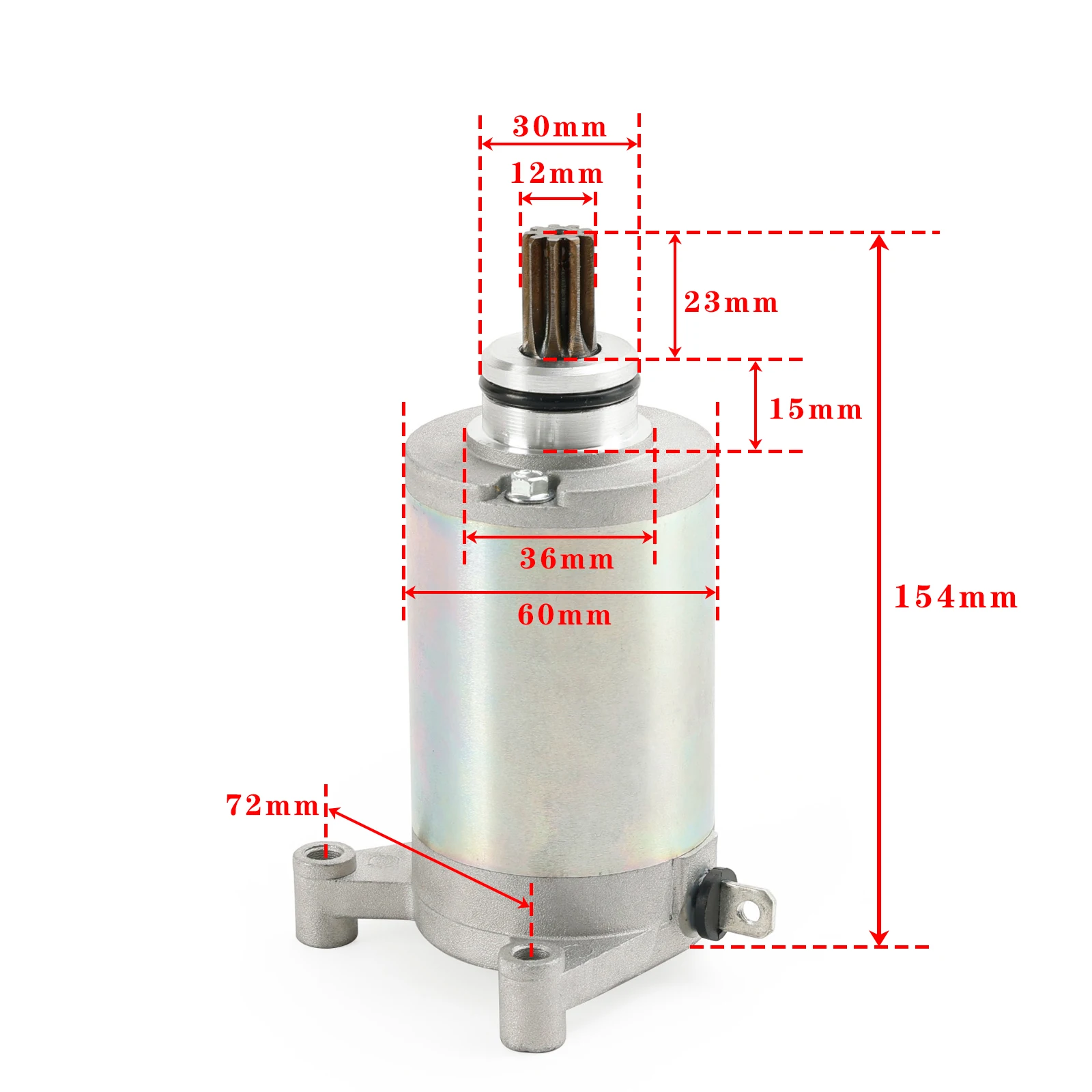 Topteng Starter Motor Engine Starting For Suzuki VL 125 250 LC Intruder 2000-2012