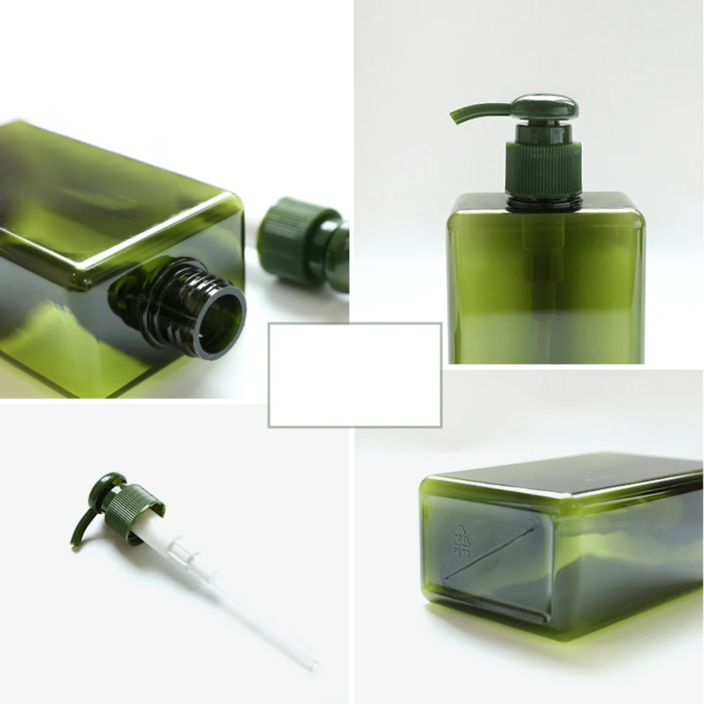 

450 Ml Lotion Bottle Empty Dispensers Liquid Soap Container Travel Shampoo Bottles for Body Wash Pump