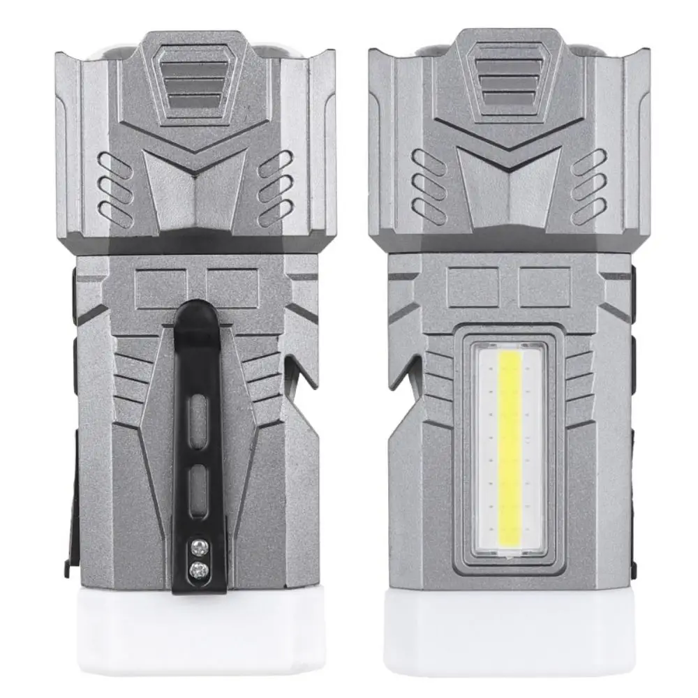 COB Side Light Mini Strong Light Flashlight USB Rechargeable with Strong Magnet Portable Work Light High-Powerful Waterproof