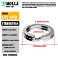silver 10m 100pcs
