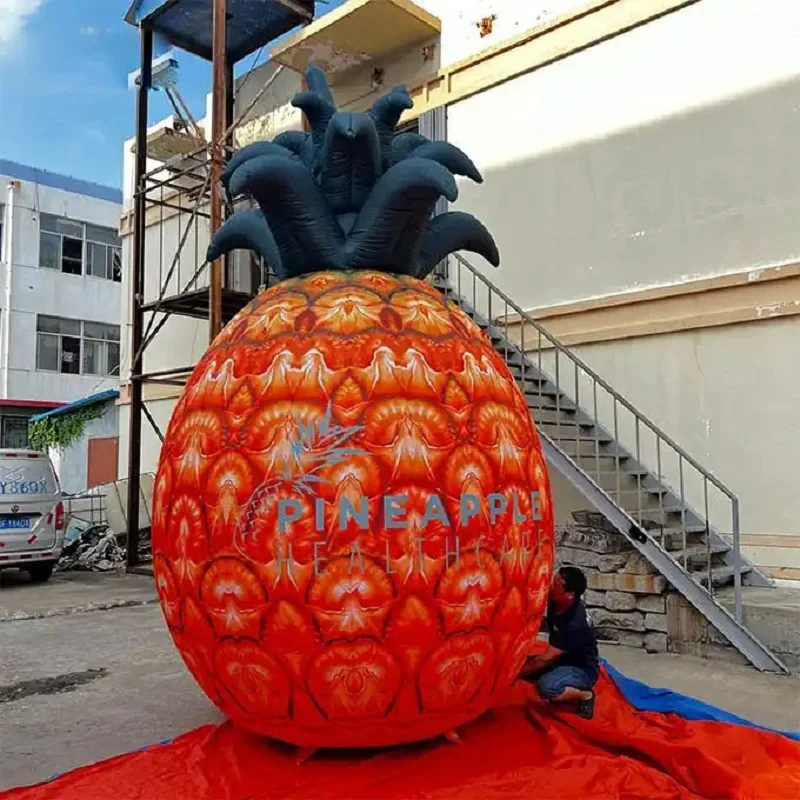 Building hanging decoration inflatable pineapple fruit toy For advertising outdoor events