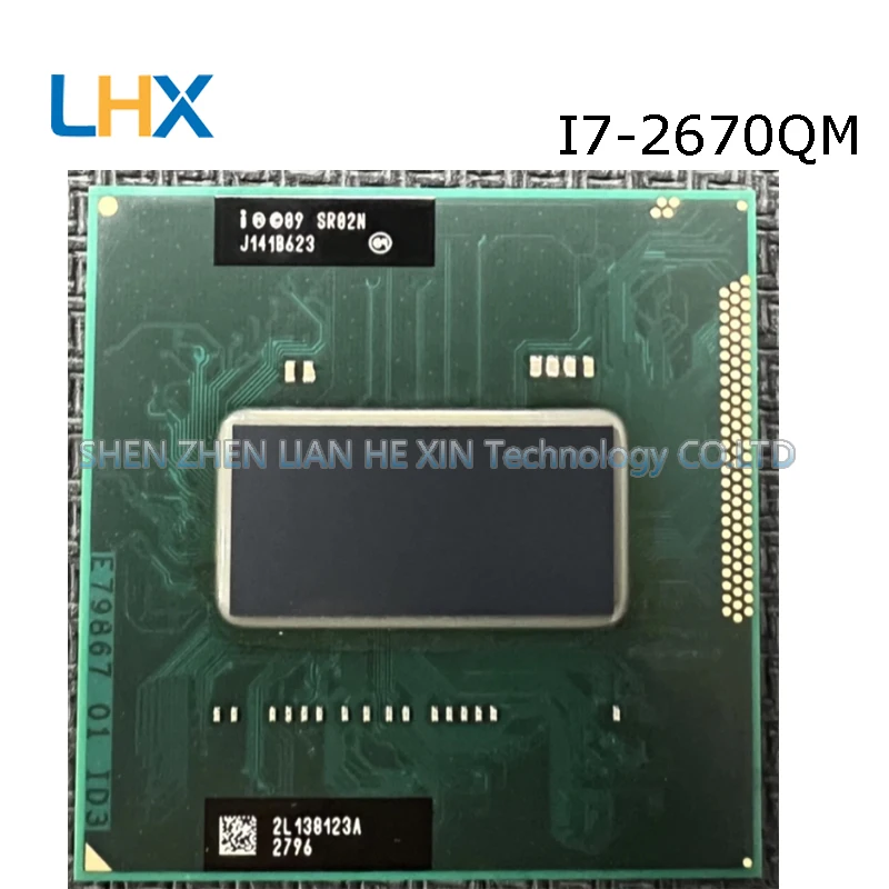 

I7-2670QM SR02Y Quad core eight threads CPU notebook Processor in stock