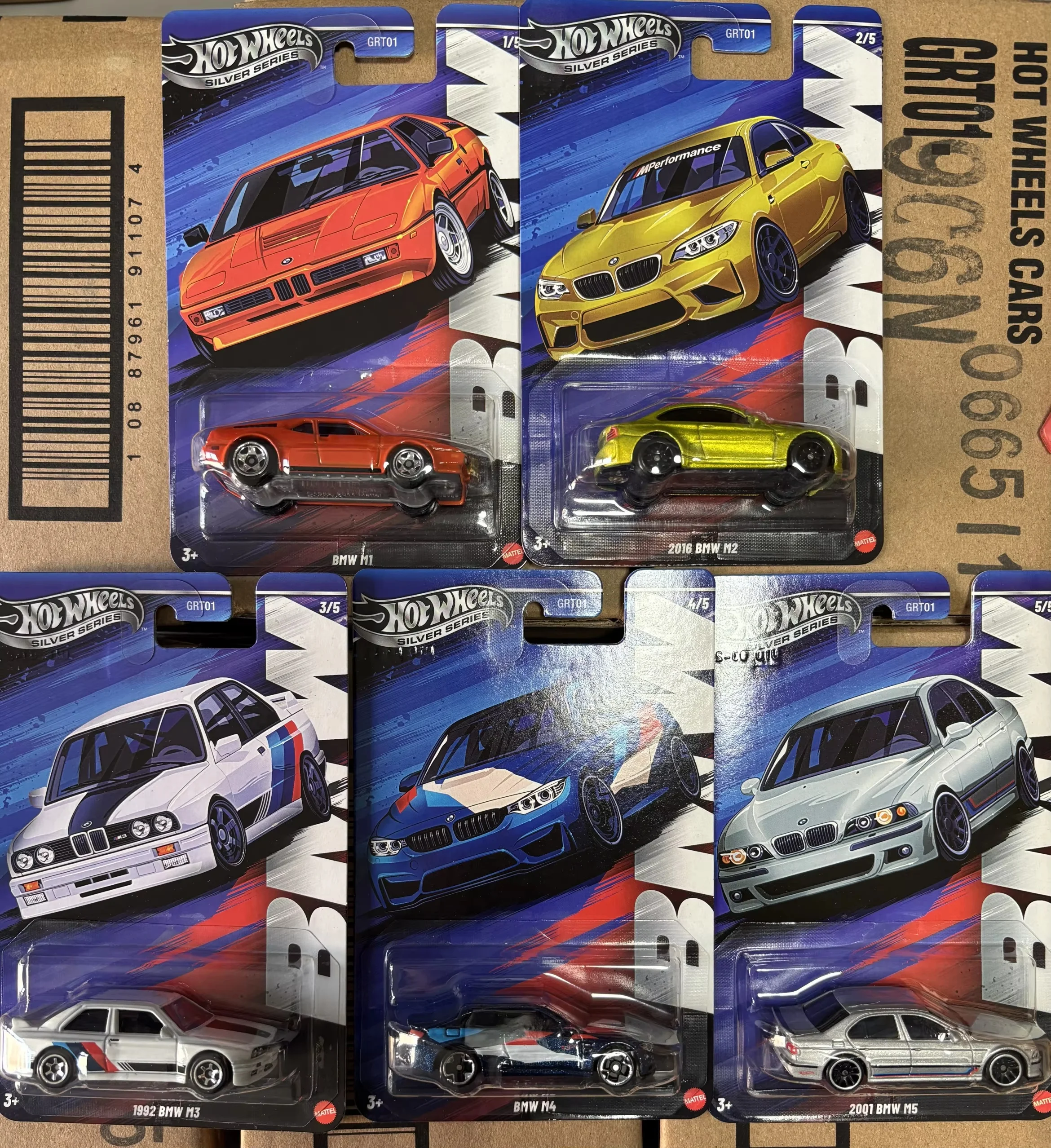 العجلات الساخنة بالجملة سبيكة سيارة نموذج الشظية سلسلة Grt01 BMW M1-M5 شاحنات تويوتا GDG44 GULF جمع سيارات نموذج هدية #2