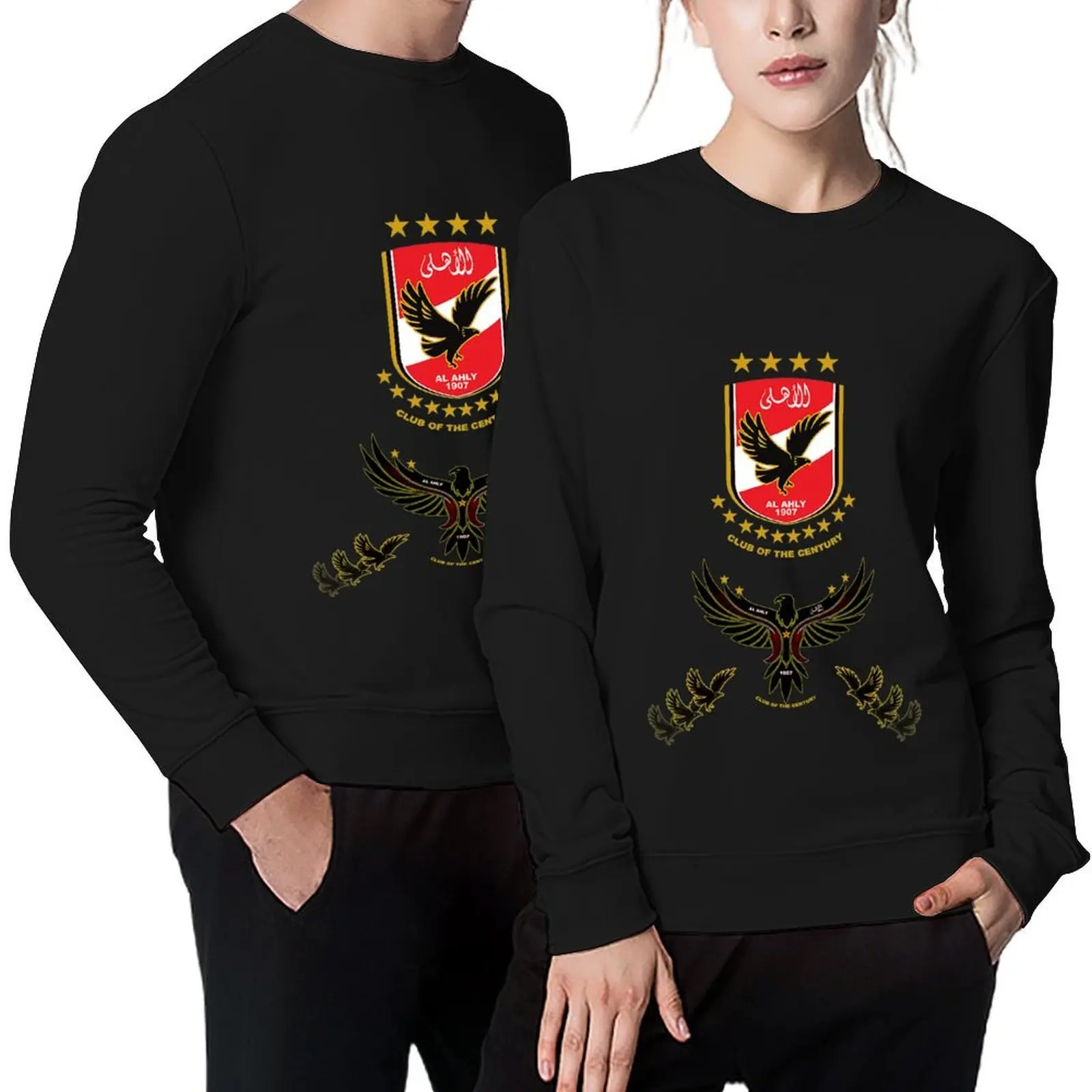 

Al-AHLY Football Club El Shayateen El Homr (The Red Devils) Pullover autumn jacket men anime clothes blouse hooded sweatshirts