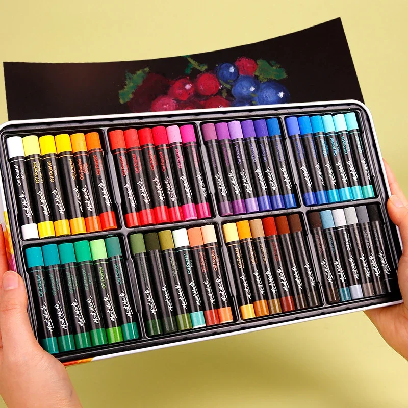 12/24/36/48 Color Water Soluble Oil Painting Stick Set for Children's Painting Graffiti Non Dirty Hand Crayons School Supplies