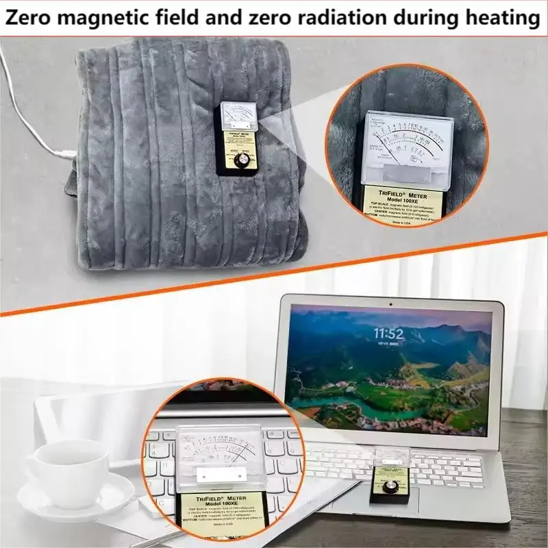 Electric heating blanket Intelligent Temperature Controlled Electric Heater with Zero Magnetic Field Hand warmer for Winter