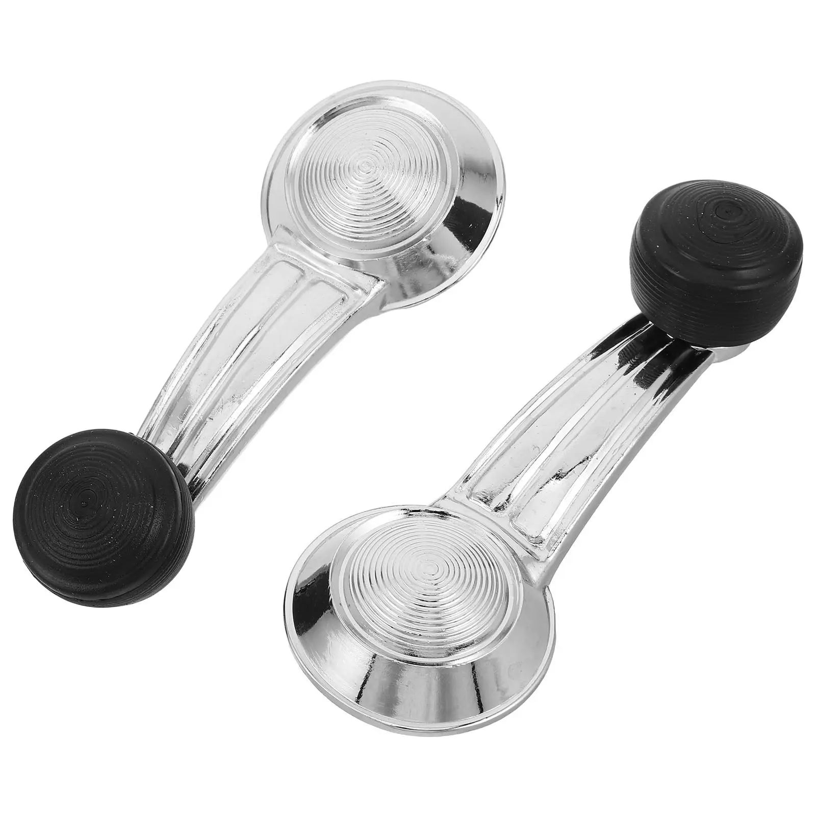 2 Pieces Vintage Car Window Crank Handle Replacement Compatible with Classic Models Rust Resistant Coating Auto Door Hardware