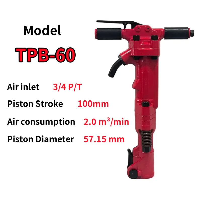 Hot Sale Best Seller Pneumatic Breaker  Forging Hammer Pneumatic Tools for Construction TPB60 PAVING Breaker