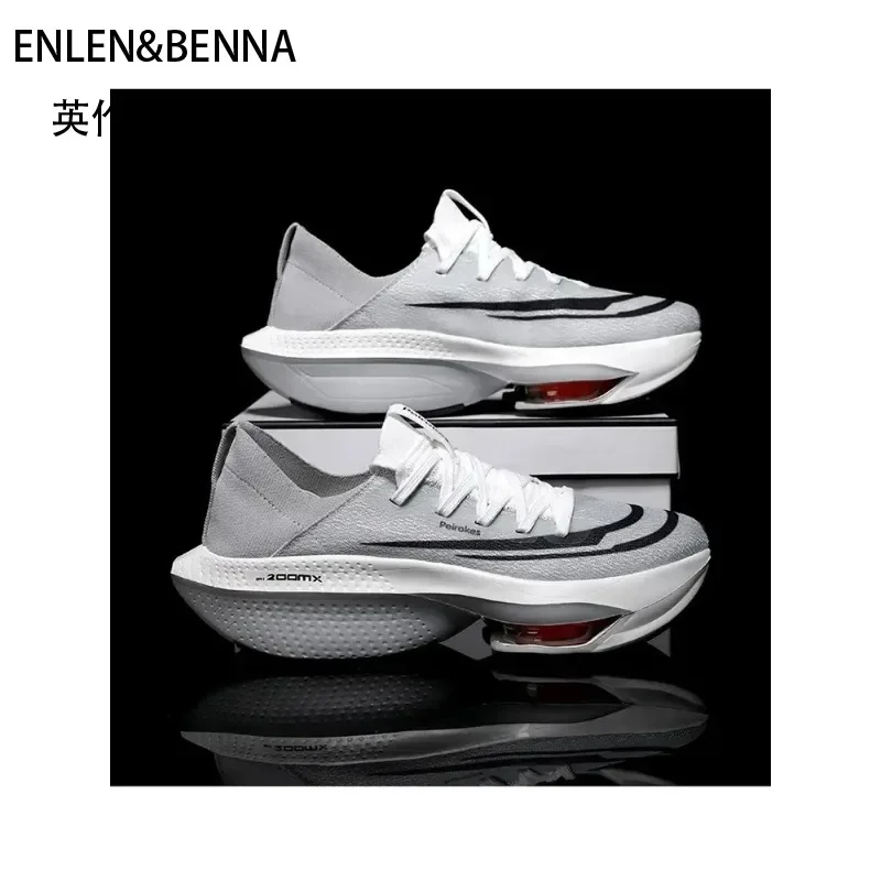 Fashion trend hollow breathable sports shoes comfortable wear-resistant couple running shoes lightweight sports shoes image 6