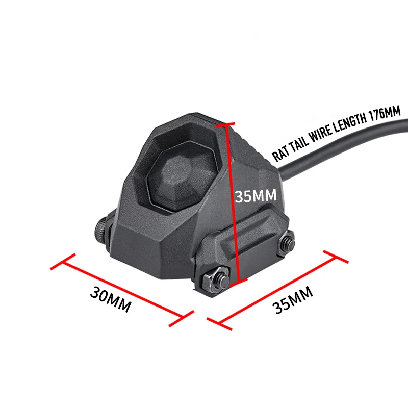 WADSN Tactical AXON SL SYNC 7 Mini Picatinny Remote Switch For Surefire M300 M600 2.5 3.5 SF Crane Plug NGAL PEQ-15 Laser