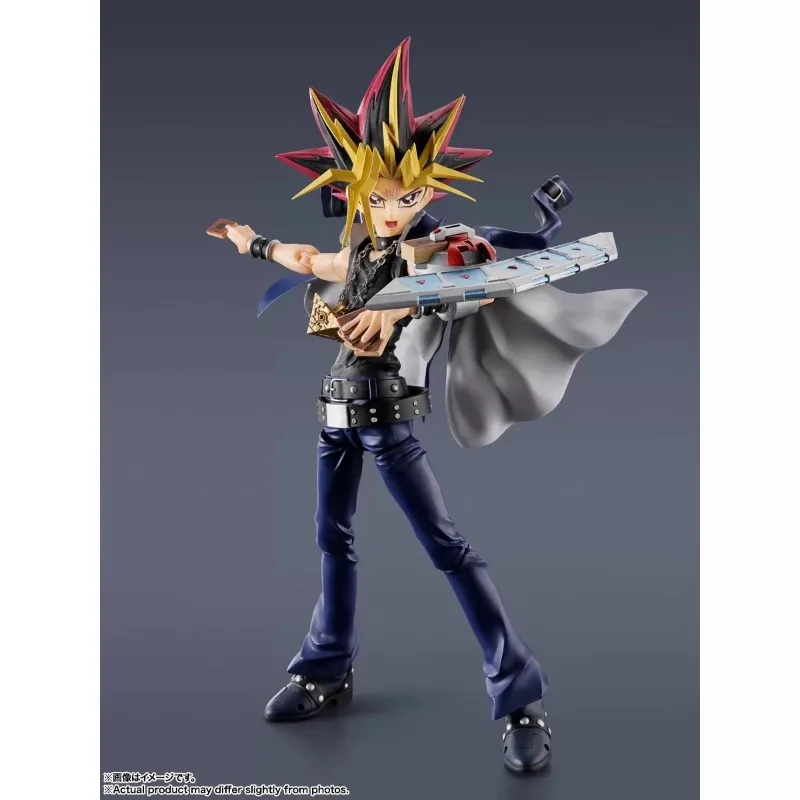 Bandai original genuíno shfiguarts shf yami yugi YU-GI-OH figuras de ação anime brinquedos meninos meninas crianças presente modelo ornamentos