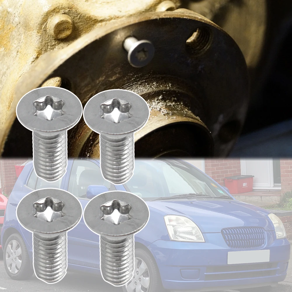 

M6 x 16mm Brake Rotor Disc Hex Socket Countersunk Bolt Screws For Kia Picanto SA TA 2004 2005 2006 2007 2008 2009 - 2017 Morning