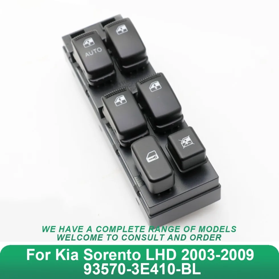 NEVOSA For Kia Sorento LHD 2003 2004 2005 2009  93570-3E410-BL Power Window Control Switch Button 935703E410 93570-3E410