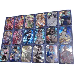 18Pcs/set Anime Heroine Signature Flash Cards Sakurajima Mai Mizuhara Chizuru Uta Classic Anime Game Collection Cards Gift Toys