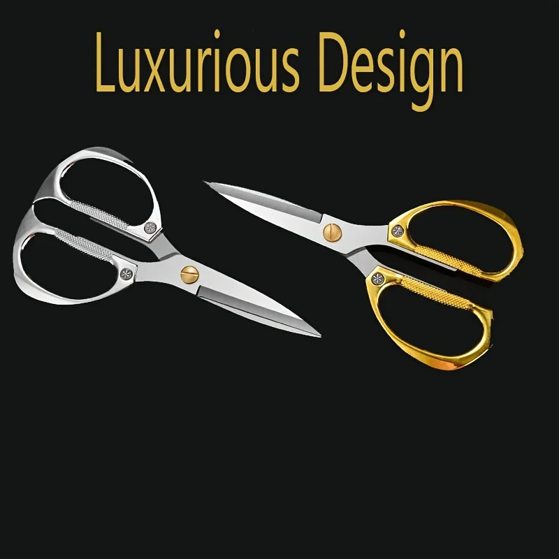 All-Pu rpose Titanium Non-Stick Scissor Comfort Grip Sharp Nonstick Scissors For Office School Home General Use Art DIY