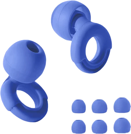 Reusable Silicone Ear Plugs Noise Cancelling Quiet Earplug for Sleeping Work Study Swimming Musicians Motorcycles