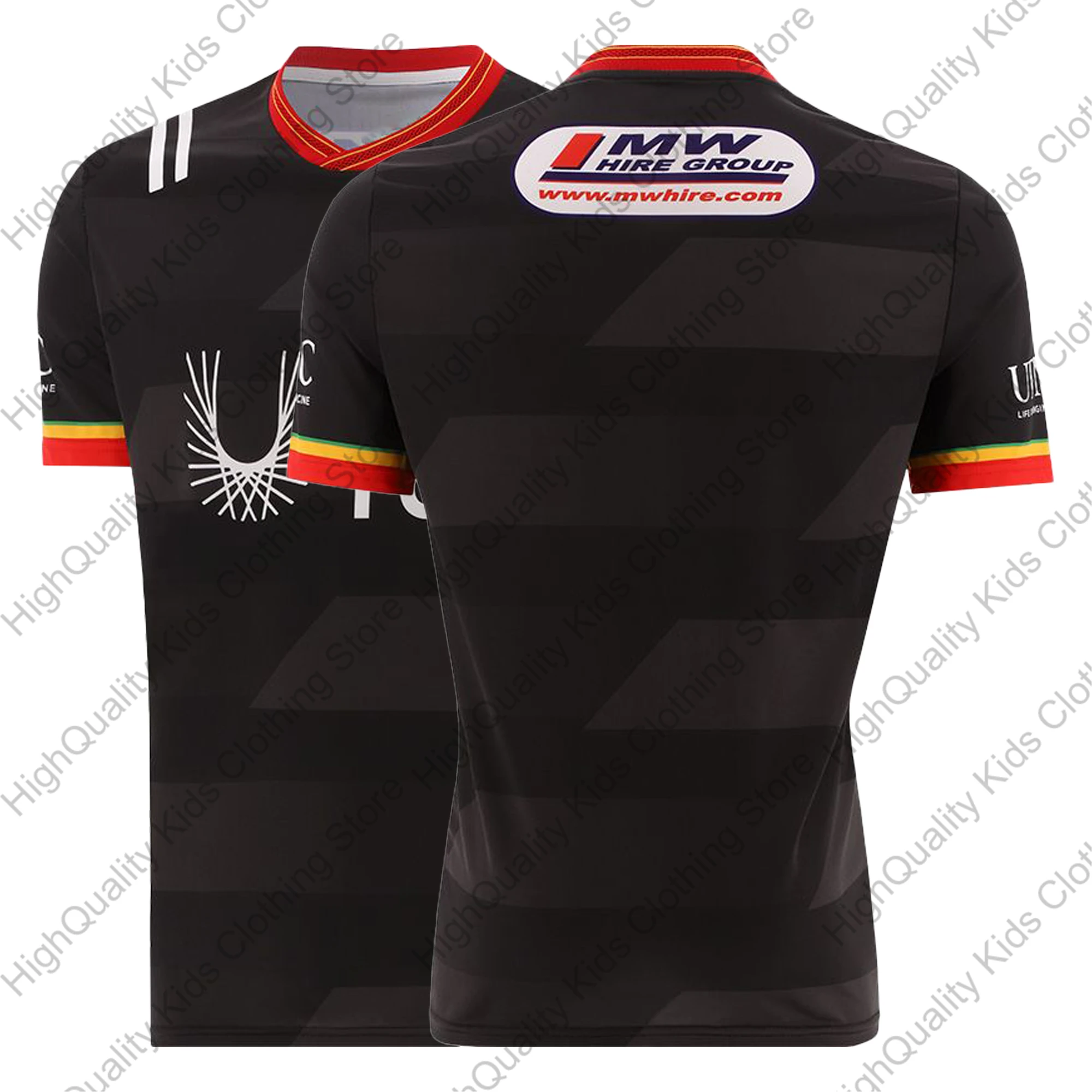 2024 New Arrival Carlow GAA Home Football Jersey For Adults Kids Summer Sports Soccer Training Tee Aldults Kids Tops Clothing