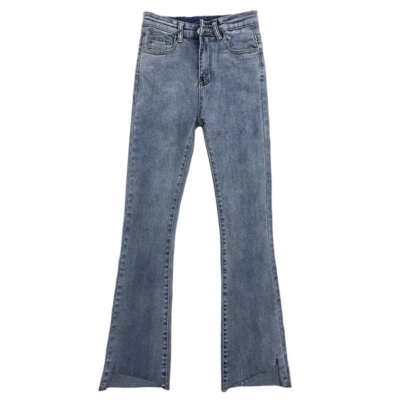 Calça jeans casual feminina, nova moda para mulheres primavera, verão e outono, bc119, venda por atacado, 2019