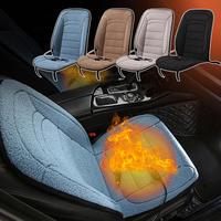 Car Heated Seat Cover 12V Winter Warmer Heating Seat Cushion Single Seat Electric Heating Pad Universal For Car Truck Office