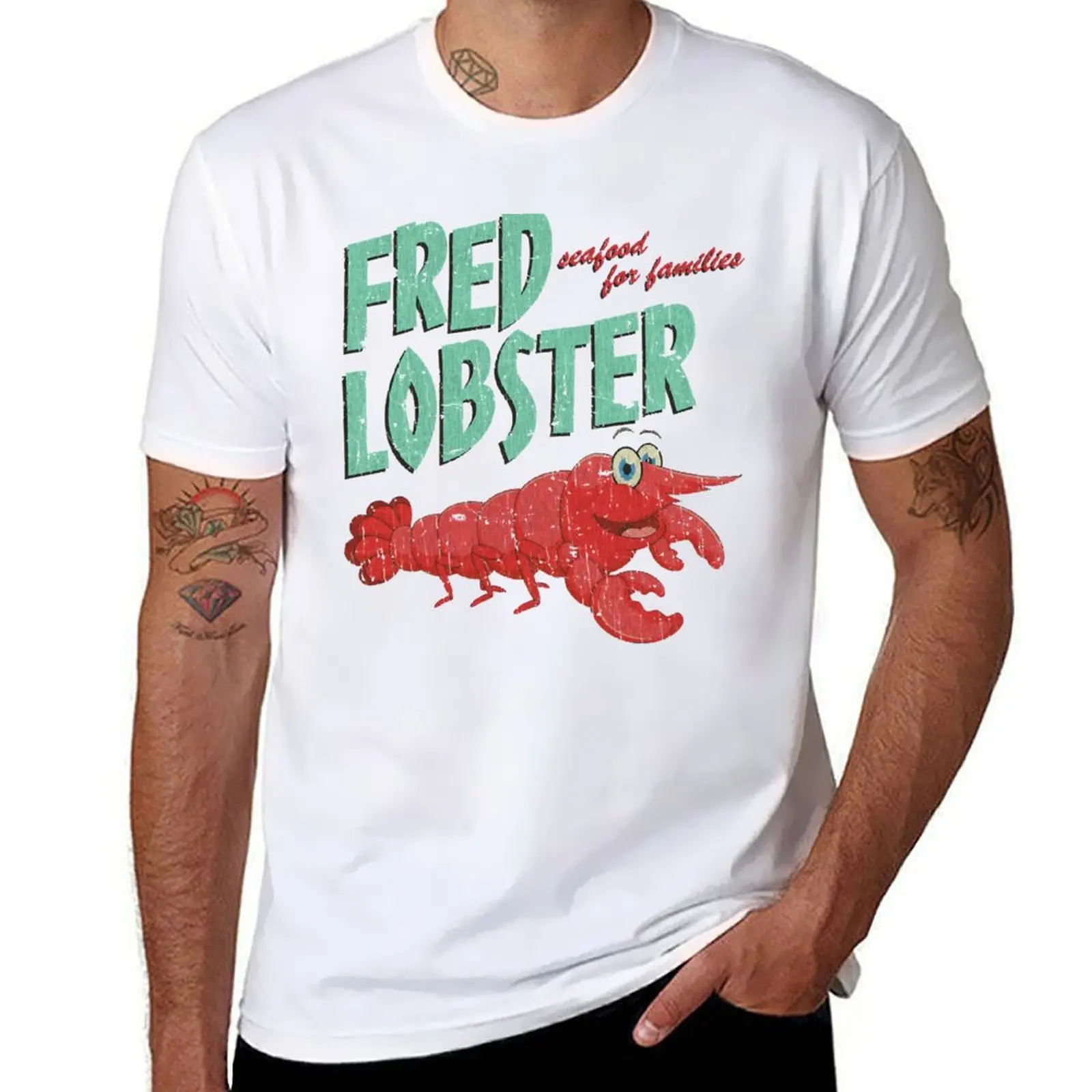 

Fred Lobster 2017 T-Shirt t shirts for man pack cotton man t shirt summer T-Shirt