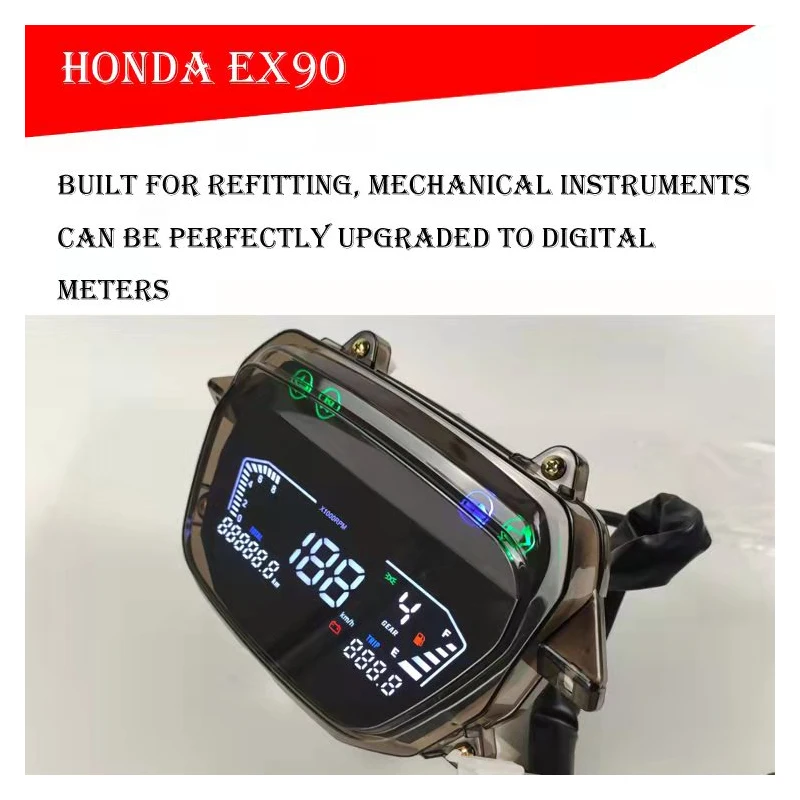 Motorcycle Digital Speedometer Meter For EX90