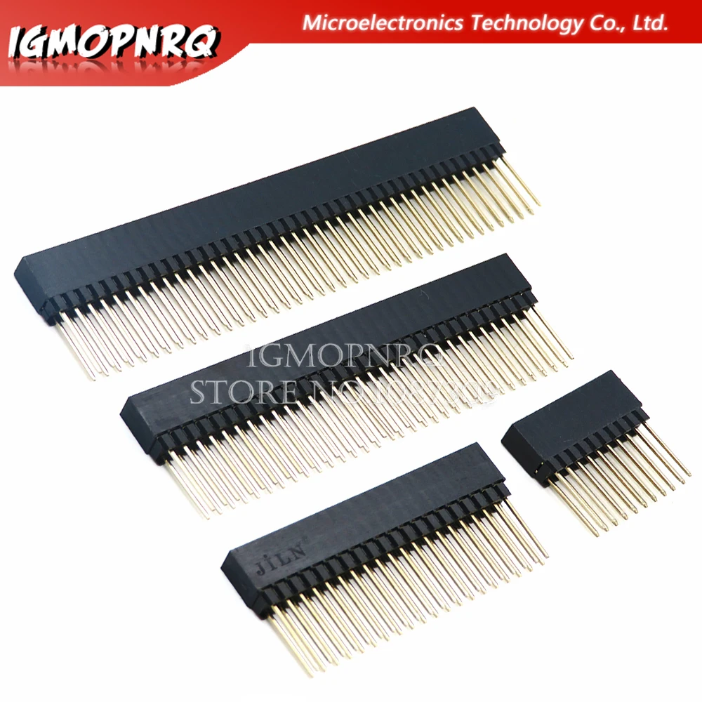 1 Stück 2,54mm 2x10p/16p/20p/25p/32p/40-polige Stapel kopf buchse zweireihig 2x20p pc104 für Himbeer-Pi 2