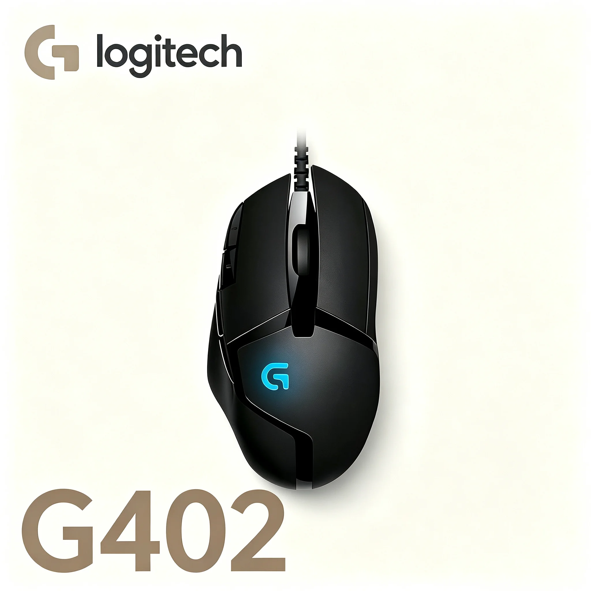 Original Logitech G402 Wired Gaming Mouse High Speed Tracking 1ms Response Rate Macro Mouse For CSGO Apex Legends PUBG Laptop De