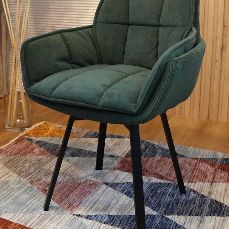 Modern minimalist chair with swivel mechanism