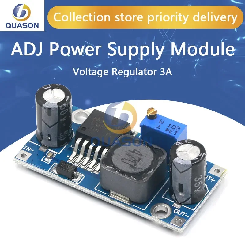 LM2596 LM2596S ADJ Power supply module DC-DC Step-down module 5V/12V/24V adjustable Voltage regulator 3A