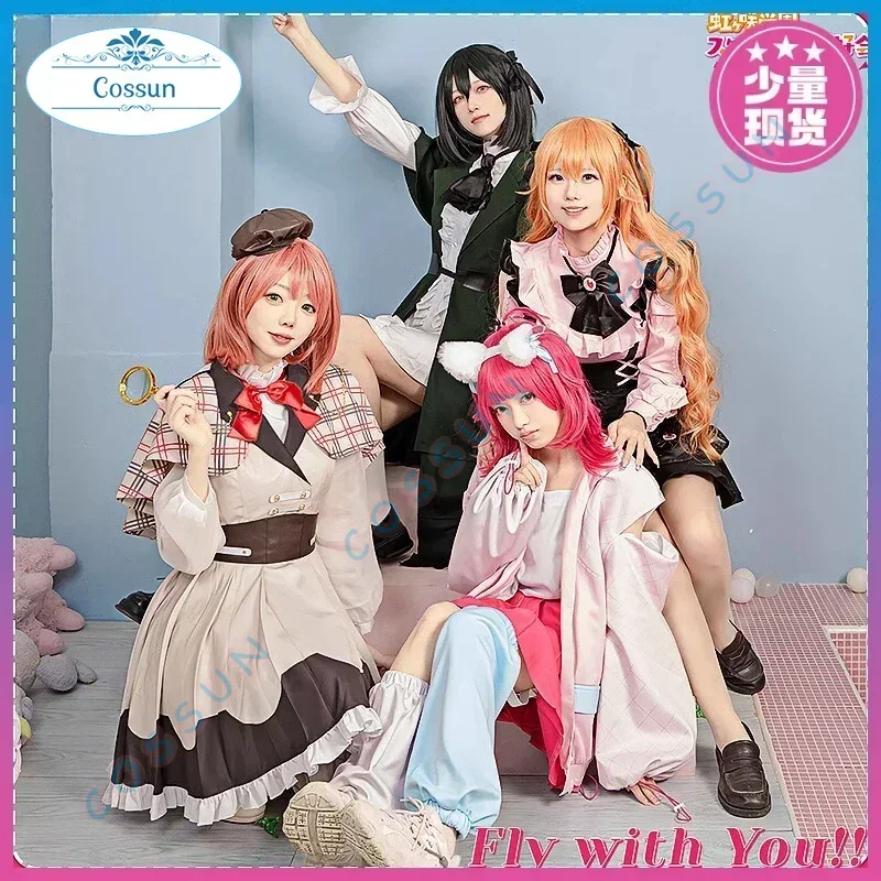 

COSSUN Lovelive Nijigasaki High School Cosplay Dress Konoe Kanata Mifune Shioriko Uehara Ayumu Tennouji Rina Cosplay Costume Par
