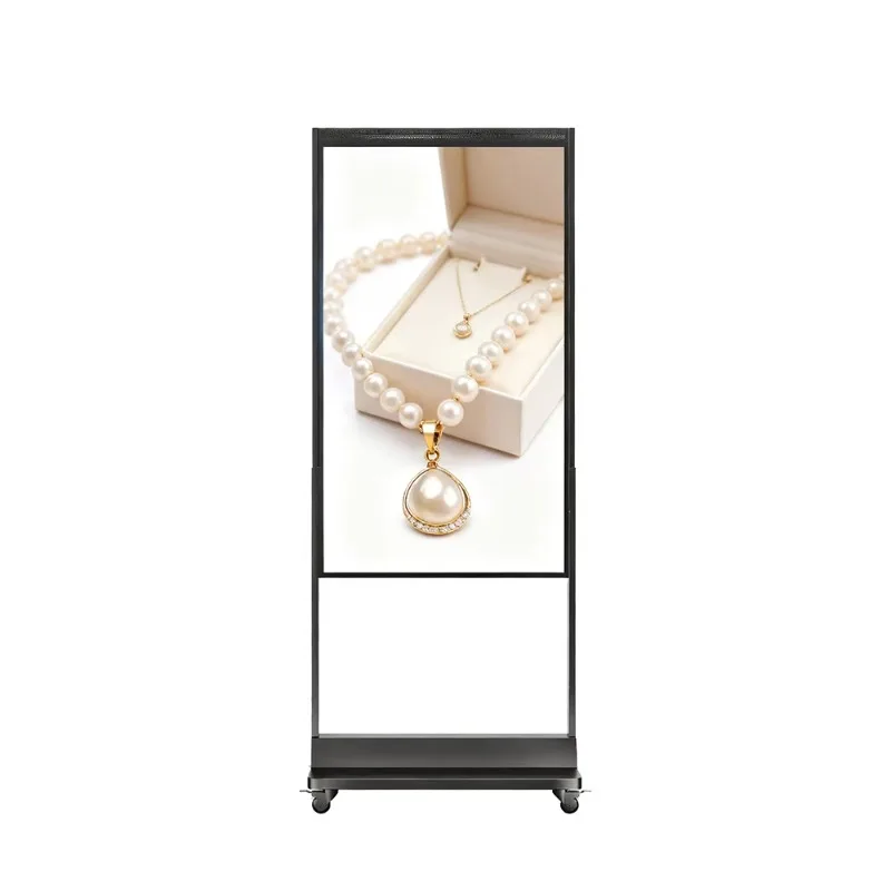Hanging indoor digital signage, windows, ceilings, advertising display walls, LCD menu panels