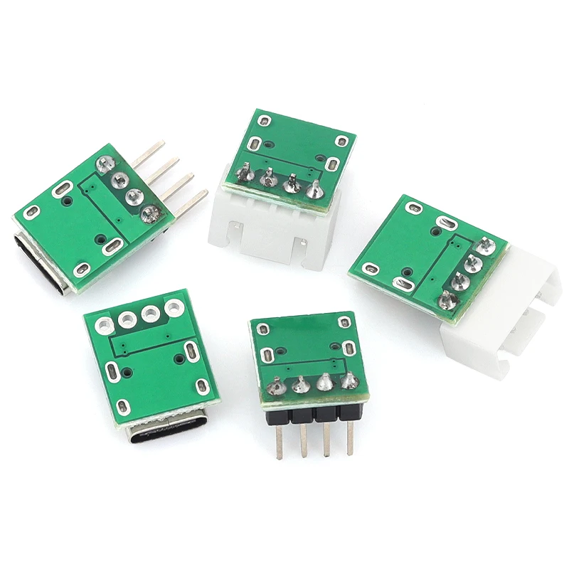 5/50/100pcs TYPE-C USB 3.1 Type C Connector Female Test Board of 16 Pin Test PCB Board for Data Line Wire Cable Transfer