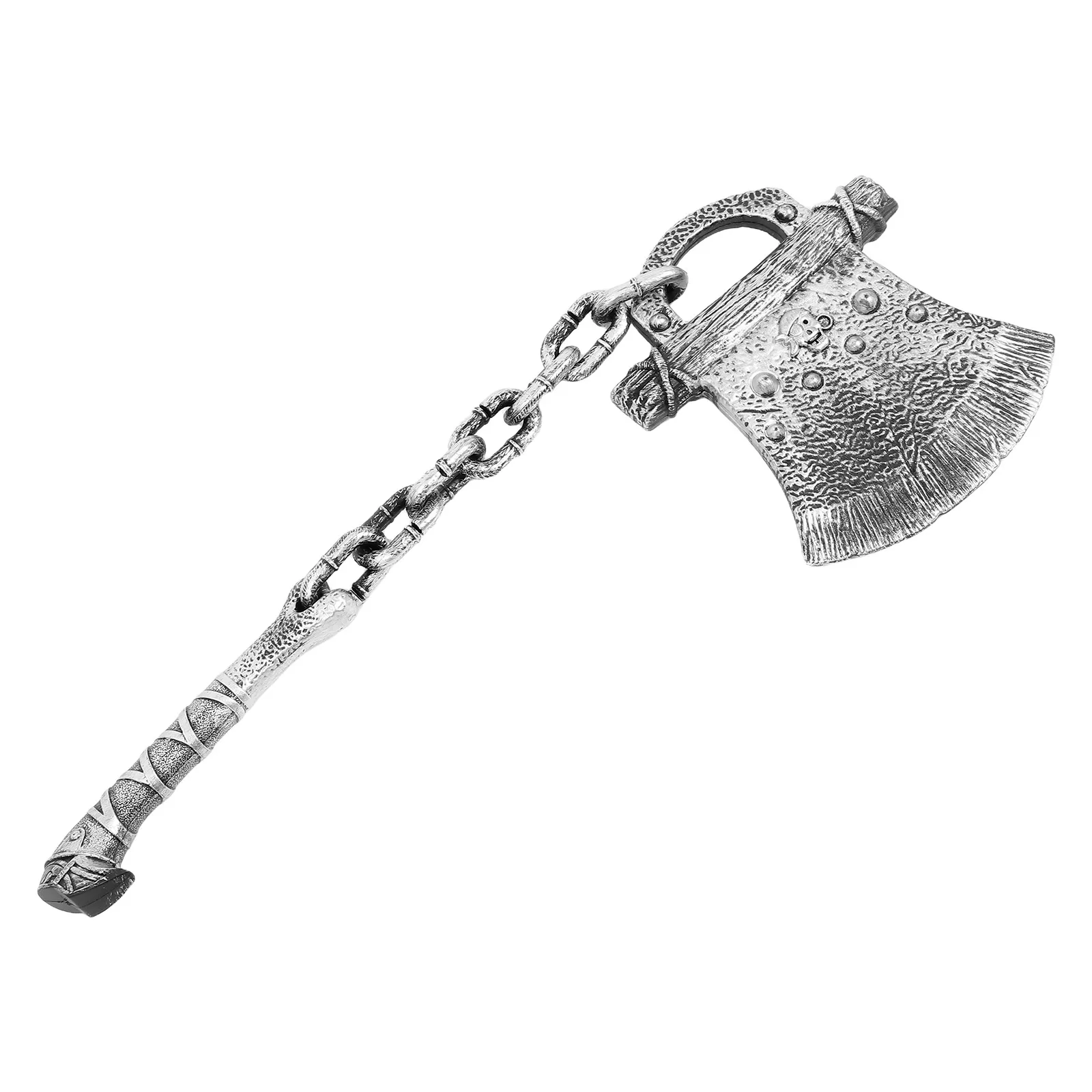

Pirate Hook PVC Lightweight Realistic Halloween Cosplay Party Decorative Prop Skull Chain Halloween Cosplay Supplies Axe