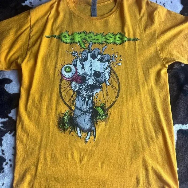 CARCASS 2022 TOUR short sleeve gold color shirt KV27397