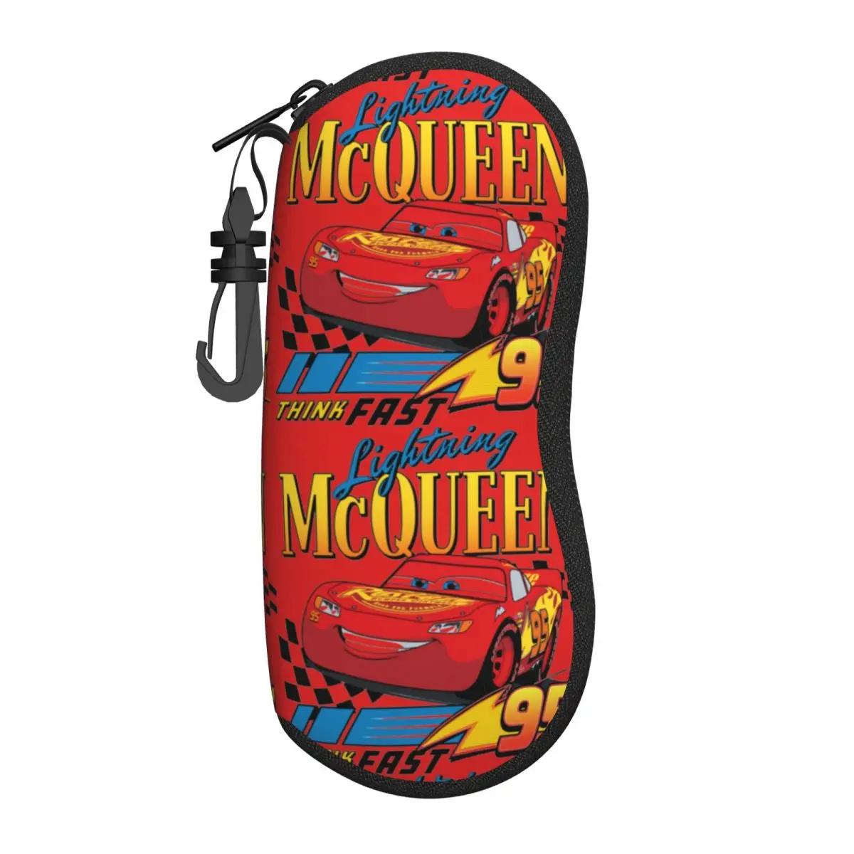 

Lightning McQueen Cartoon Glasses Case Waterproof Accessories Eyewear Storage Box Anti-Pressure Eyeglasses Box