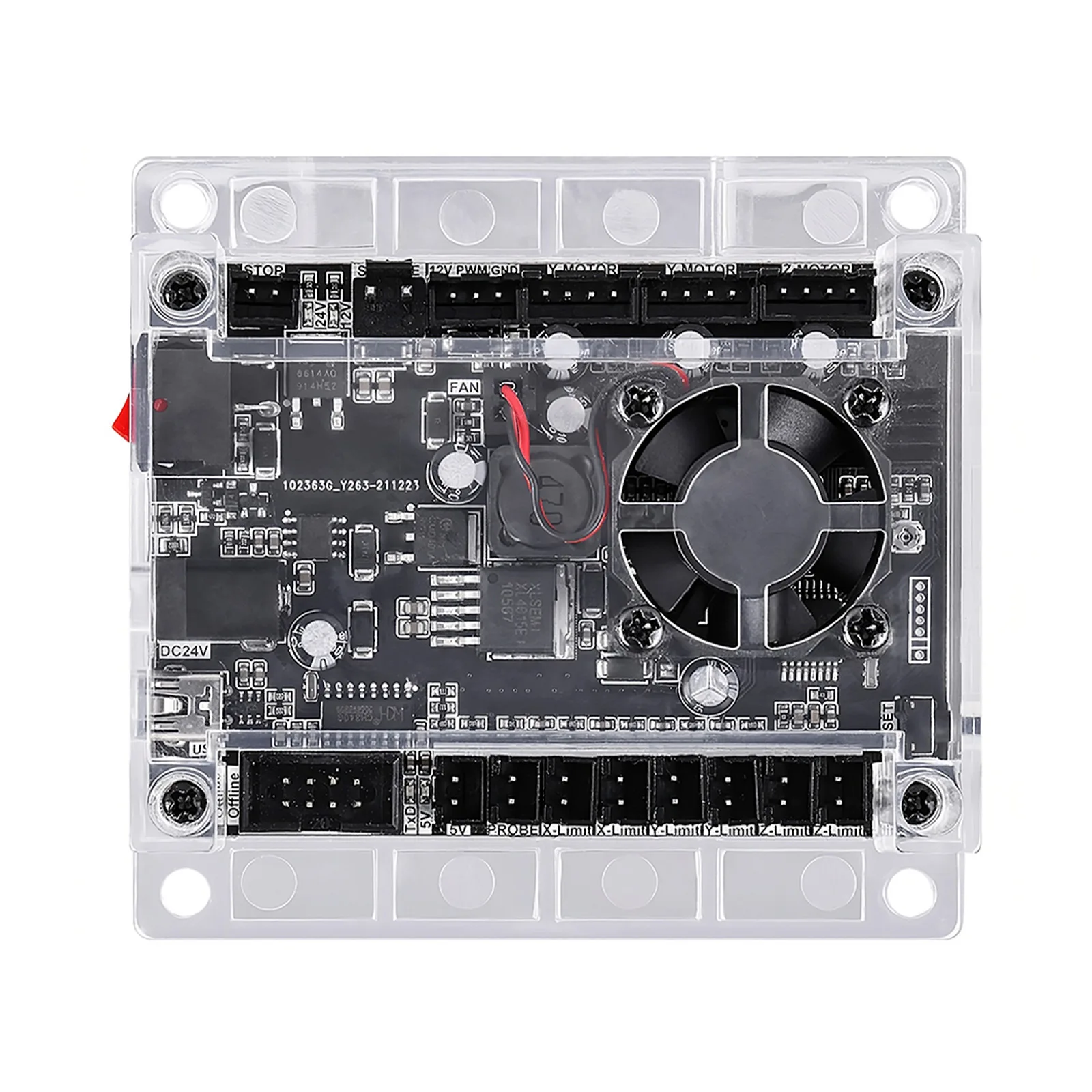 CNC Engraving Machine Control Board GRBL 1.1 USB Port 3-Axis Integrated Driver with Offline Controller for CNC 3018 Pro.