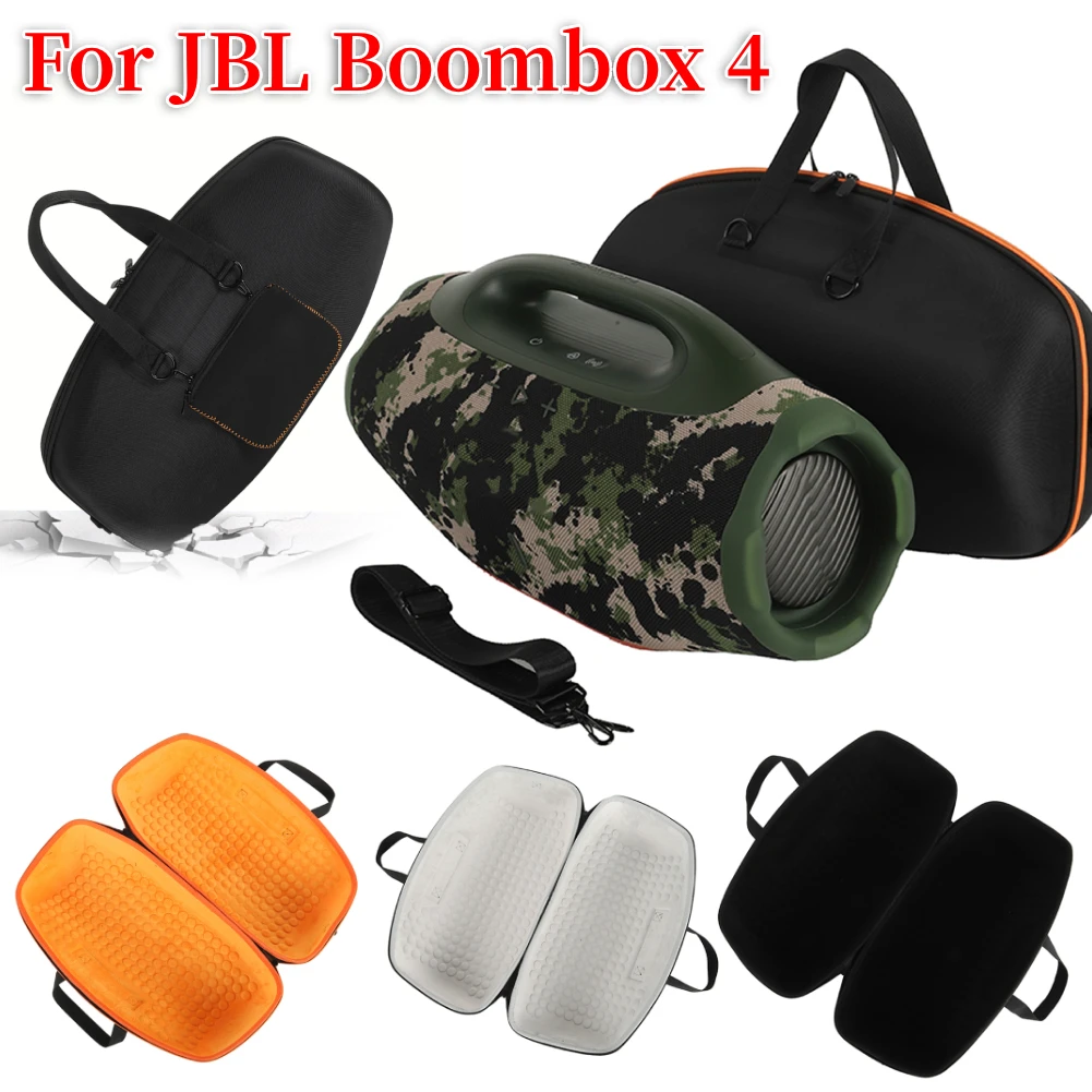

Чехол для хранения динамиков JBL BOOMBOX 4, противоударный чехол для переноски динамика, сумка для хранения динамиков BT для путешествий в помещении и на открытом воздухе